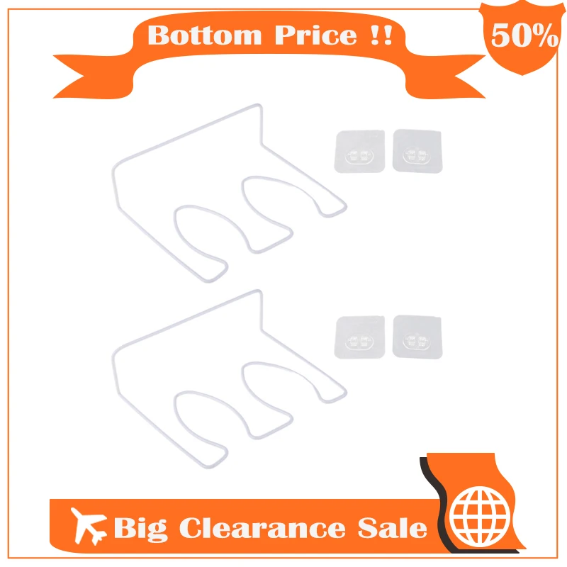 

2 Set Boots Storage Rack Wall Mounted Boots Organizer Metal Moisture-proof Shoe Rack over the Door Shoe Rack Rustproof