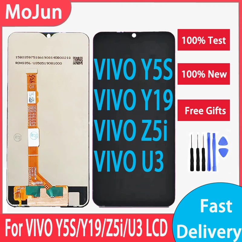 ЖК-дисплей для VIVO Y5S преобразователь сенсорного экрана в сборе Y19 Z5i U3 замена