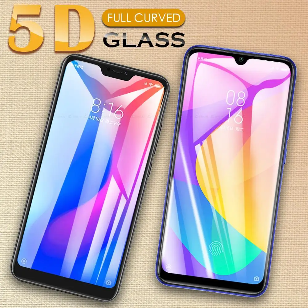 

5D Curved Edge Full Cover Tempered Glass Screen Protector Protective Film For Xiaomi Mi Mix 4 A3 A2 Lite