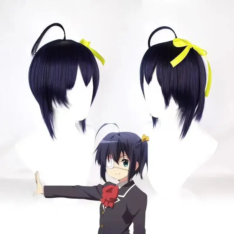 Coslan Chuunibyou Demo Koi ga Shitai Love Chunibyo &amp Other Delusions Takanashi Rikka Dress Uniform Косплей Костюм Парики