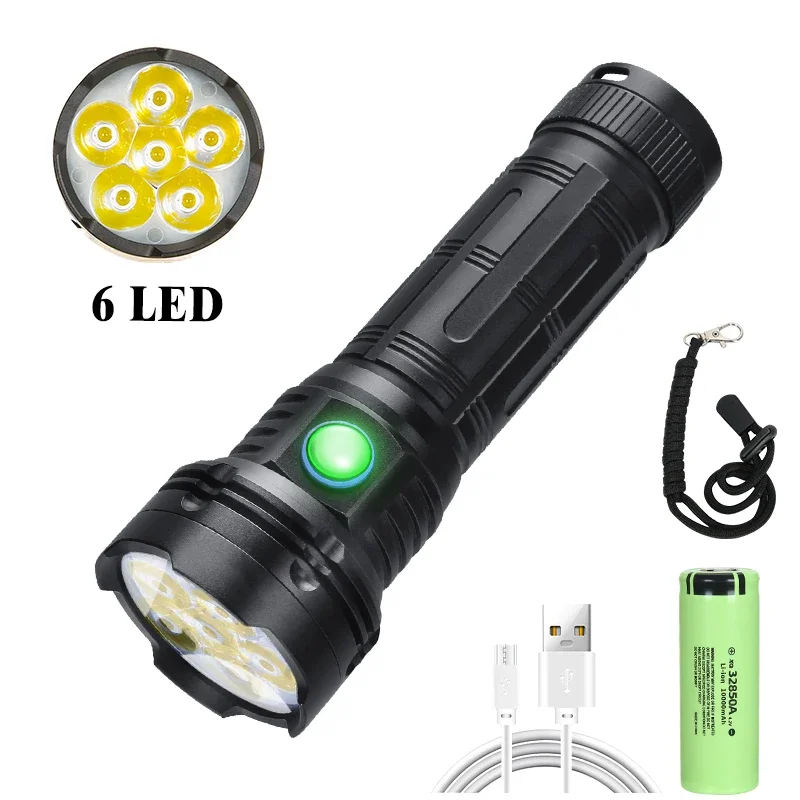 

LONGRIVER Супер яркий телескопический фонарь 100000 Lumen