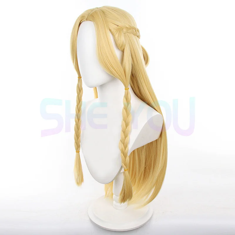 Парик для косплея Marcille Donato из Аниме длинные светлые предварительно оплетенные