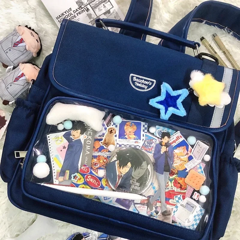 Ita Bag 2024 новые прозрачные рюкзаки для женщин универсальные качественные школьные