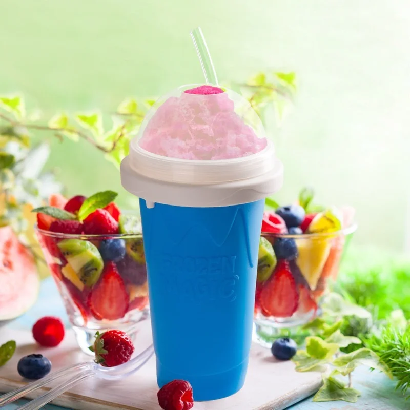 

Quick-Frozen Smoothies Cup Homemade Milkshake Bottle Slush and Shake Maker Fast Cooling Cup Ice Cream Slushy Maker Bottle