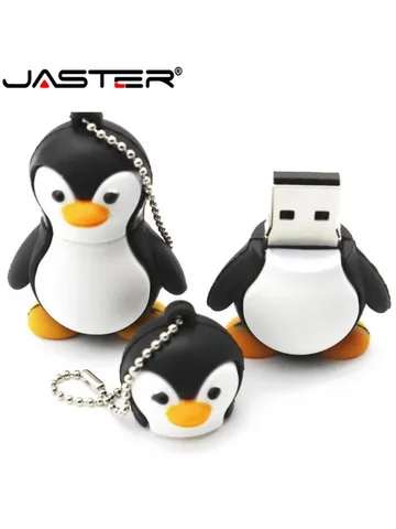 JASTER USB-флешка пингвин 4/8/16/32/64 ГБ