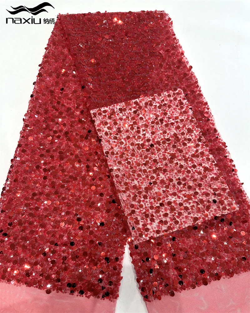 Madison африканские блестки для жениха кружевная ткань с бисером 5 ярдов 2024 высокое