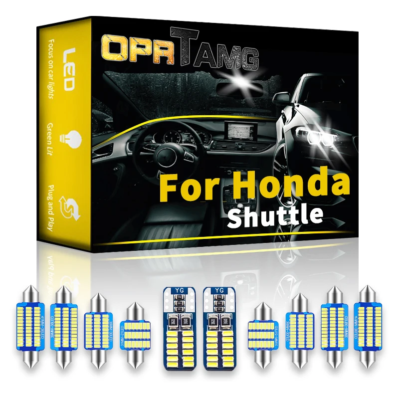 

OPRTAMG Canbus для Honda шаттл 2005 2006 2007 2008 2009-2022 автомобильные внутренние фары багажника подсветка номерного знака аксессуары