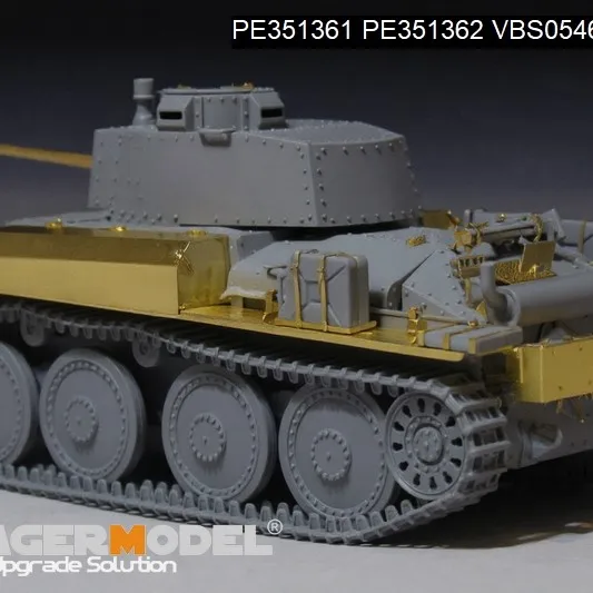 Фото Набор для модернизации Voyager Photo Etched Part 1/35 PE351361 WWII, немецкий Pz.Kpfw.38(t) Ausf.E/F (для DRAGON 6290), танк в комплект не входит. №4