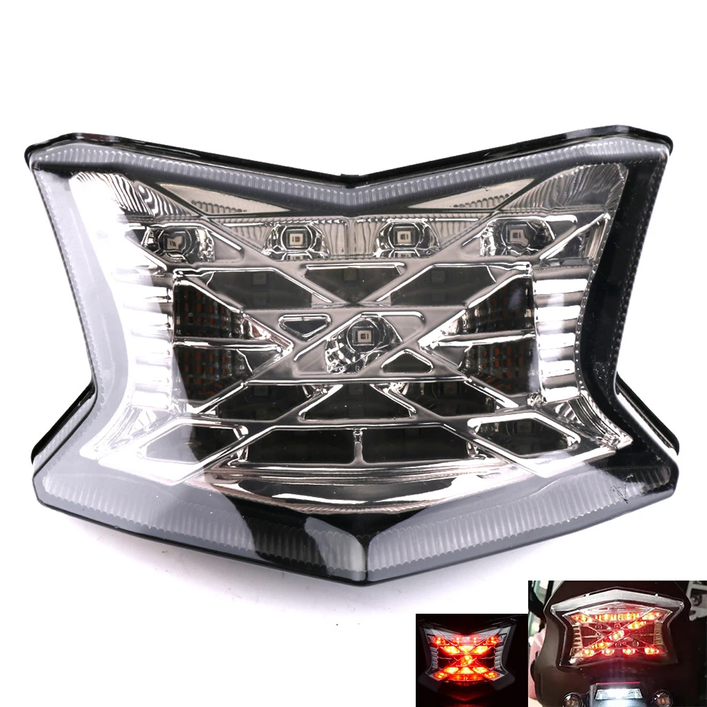 

Motorcycle Tail Light Motorbike Brake Light Rear Lamp Integrated Motors Turn Signal Light For Kawasaki Z900 Z650 2017-2018