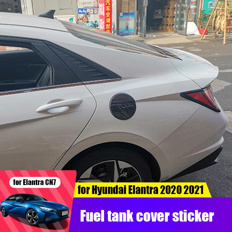 

for Hyundai Elantra Avante CN7 2021 stainless steel ABS new style personalized protection decorative fuel tank cap