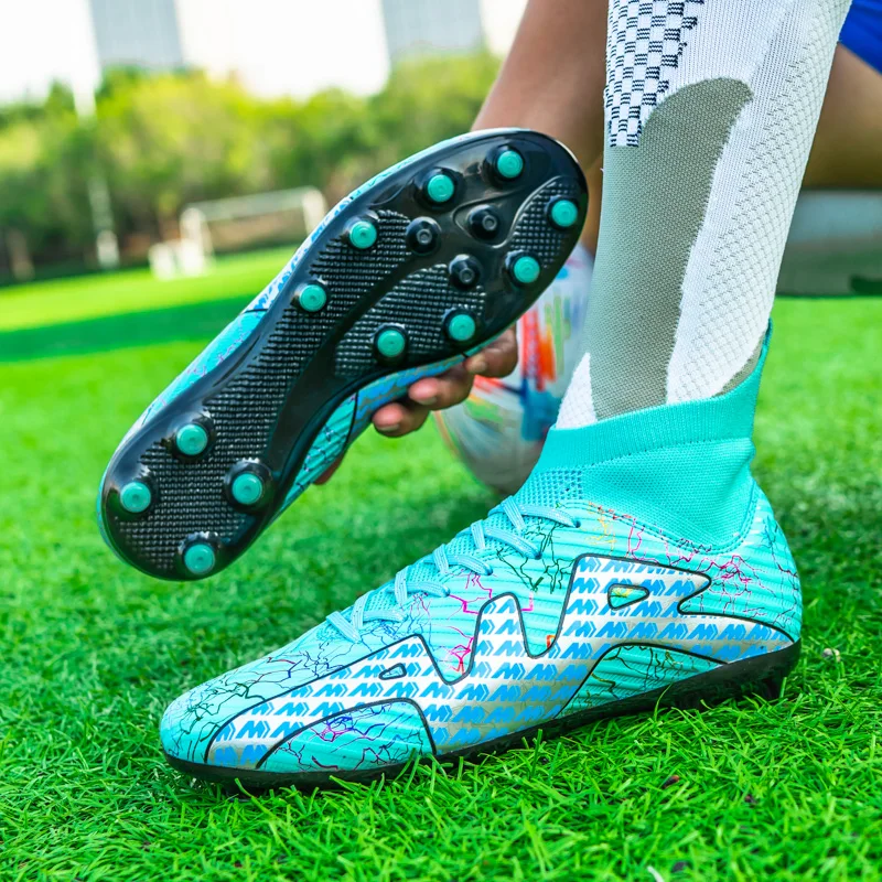 Neymar Futsal  Air/ Soccer Shoes Quality Football Boots Ourdoor Wholesale Football Training Sneaker TFAG Unisex Chuteira Cleats images - 6