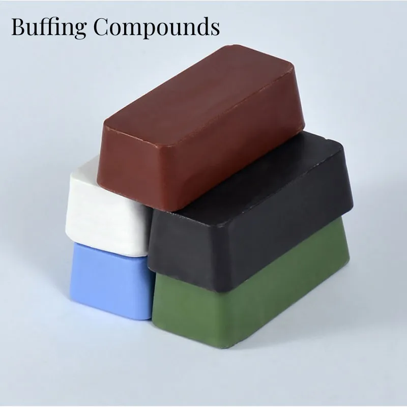 Stainless Steel Buffing Compound Solid Polishing Wax Red Black White Green Blue