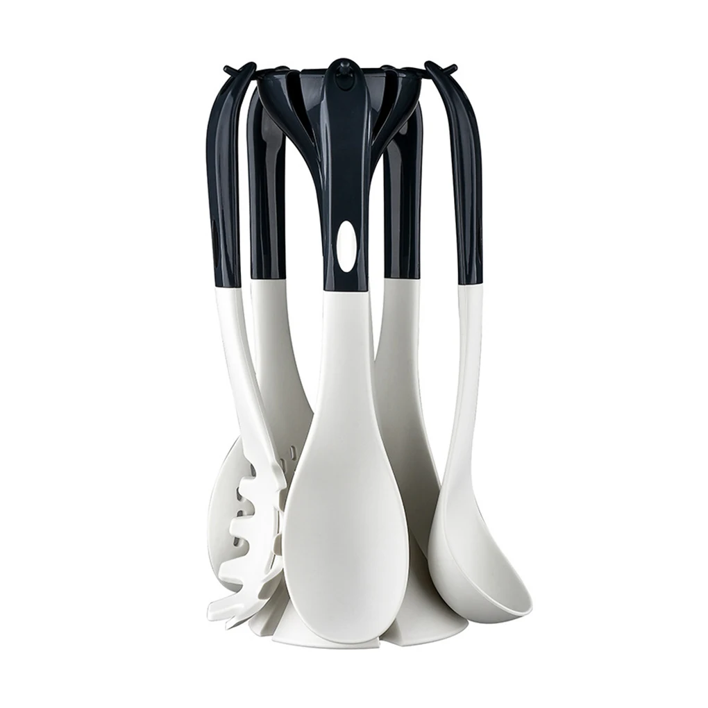 

6 шт., силиконовые кухонные инструменты с пластиковой ручкой