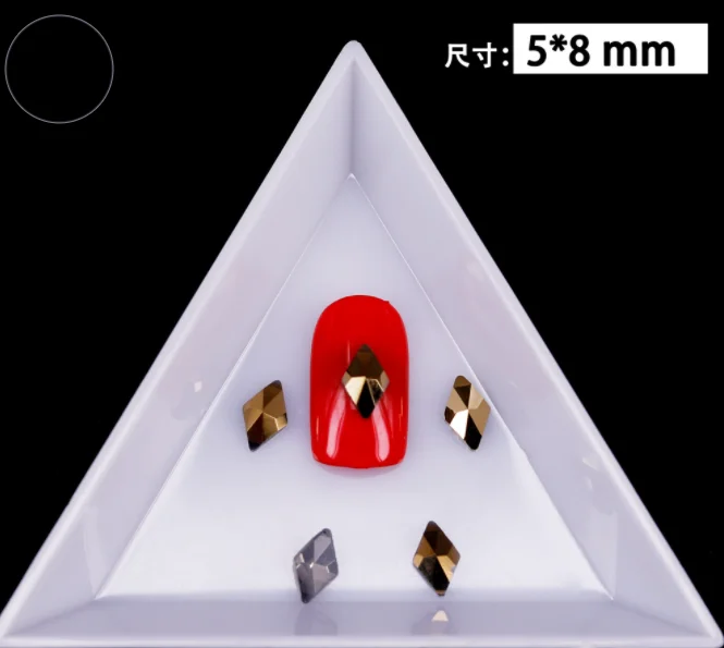 

100 шт., украшения для ногтей, 5 х8 мм