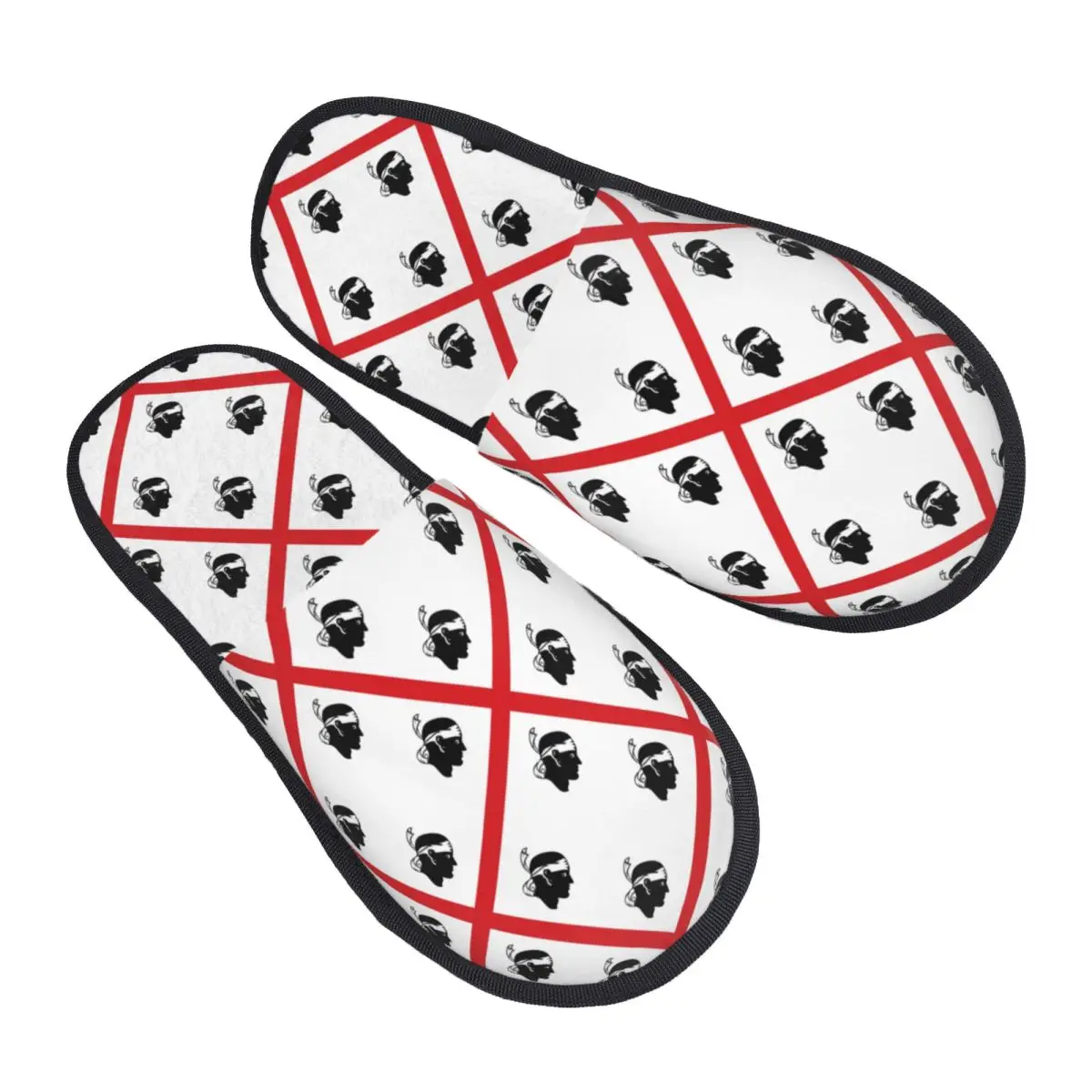 Женские уютные теплые тапочки из пены с флагом Сардинии на заказ Италия Сардиния