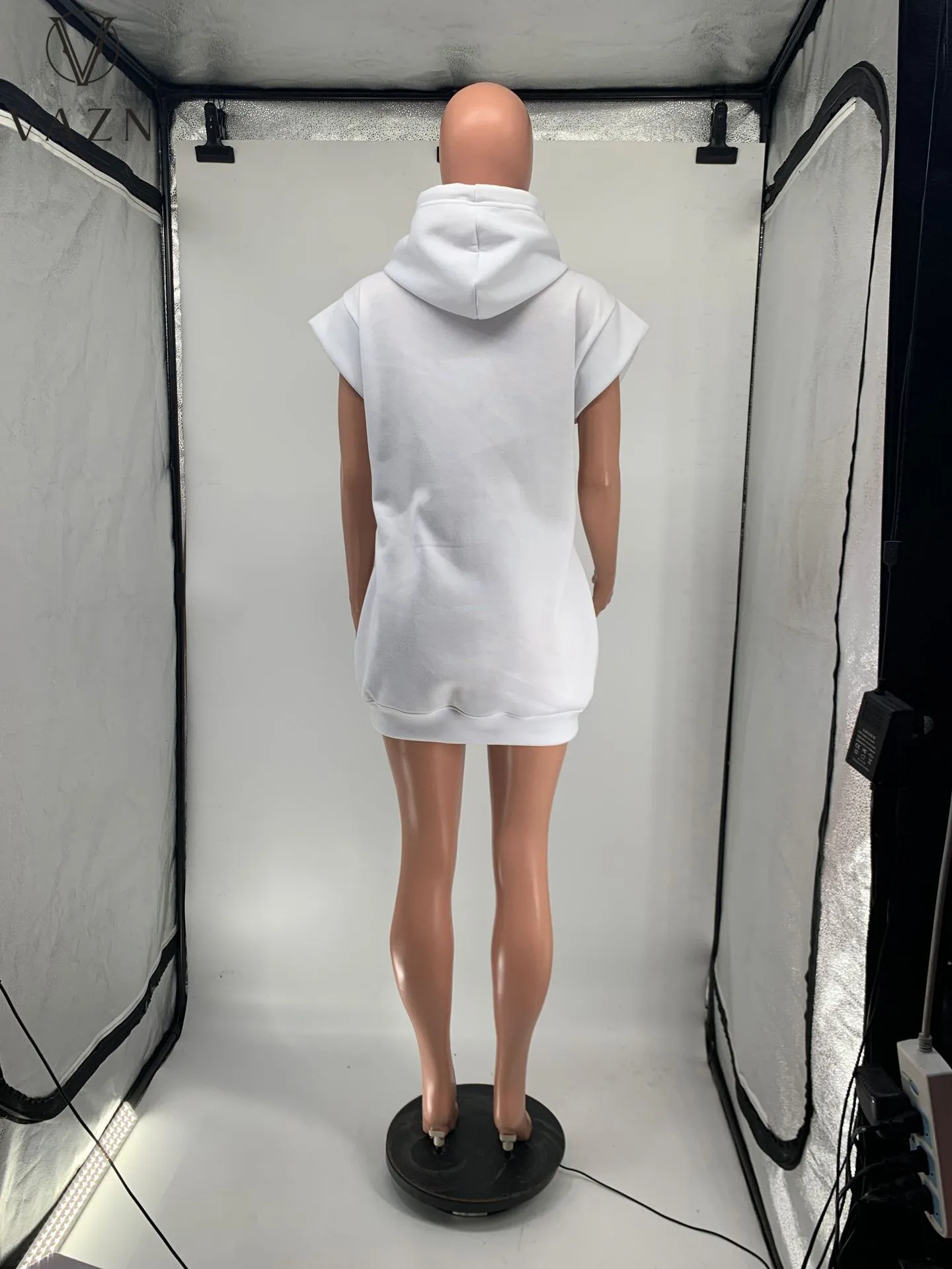 Популярные Длинные стильные белые свободные Молодежные повседневные толстовки