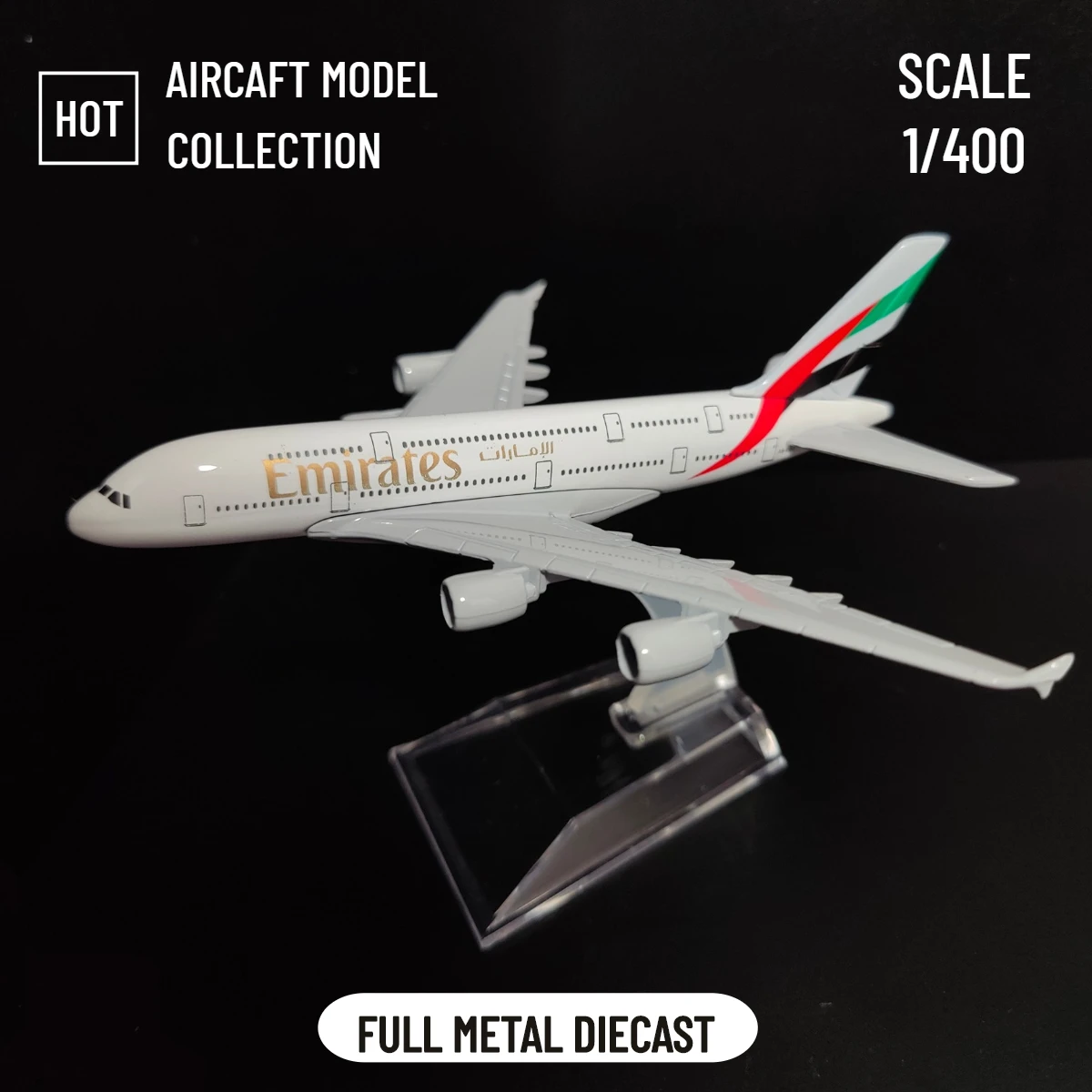

1:400 Scale Metal Aircraft Replica Emirates Airlines A380 B777 Airplane Diecast Model Aviation Plane Collectible Toys for Boys