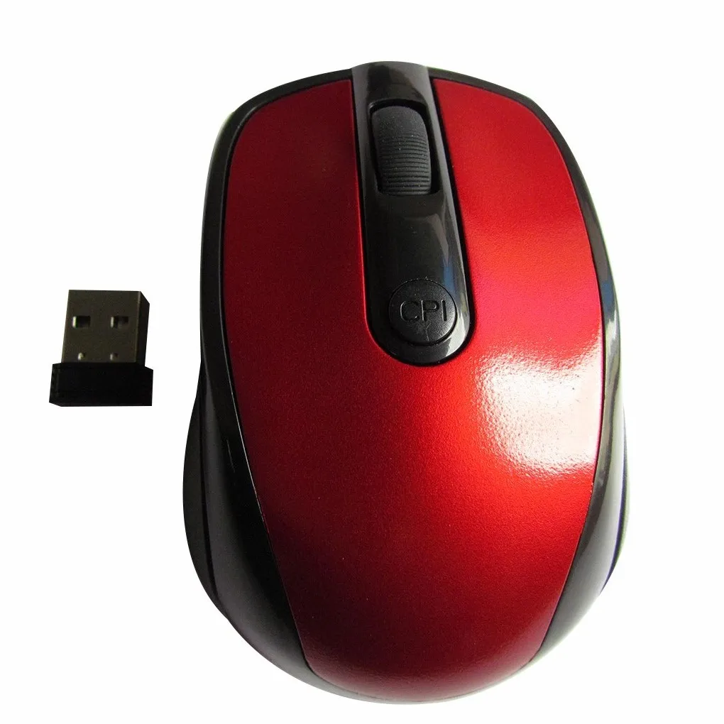 

Hot 2.4Ghz Wireless Mouse 1600DPI Adjustable Home Office Computer Game Optical Gaming Cordless Mice