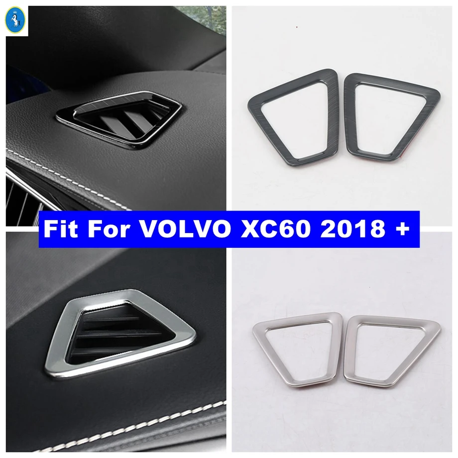 

Car Accessories Front Dashboard Upper Side Air Conditioning AC Outlet Vent Decoration Frame Cover Trim Fit For VOLVO XC60 - 2021