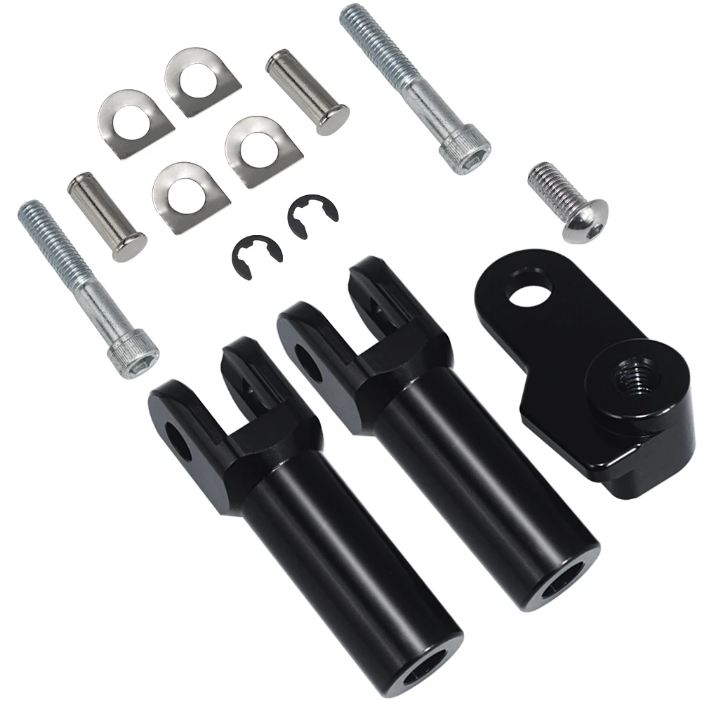 

Мотоцикл для Harley Softail Slim FLS FLSS 12-2017 Cross Bones FLSTSB 2008-2011, подножки для пассажира, комплект опорного крепления