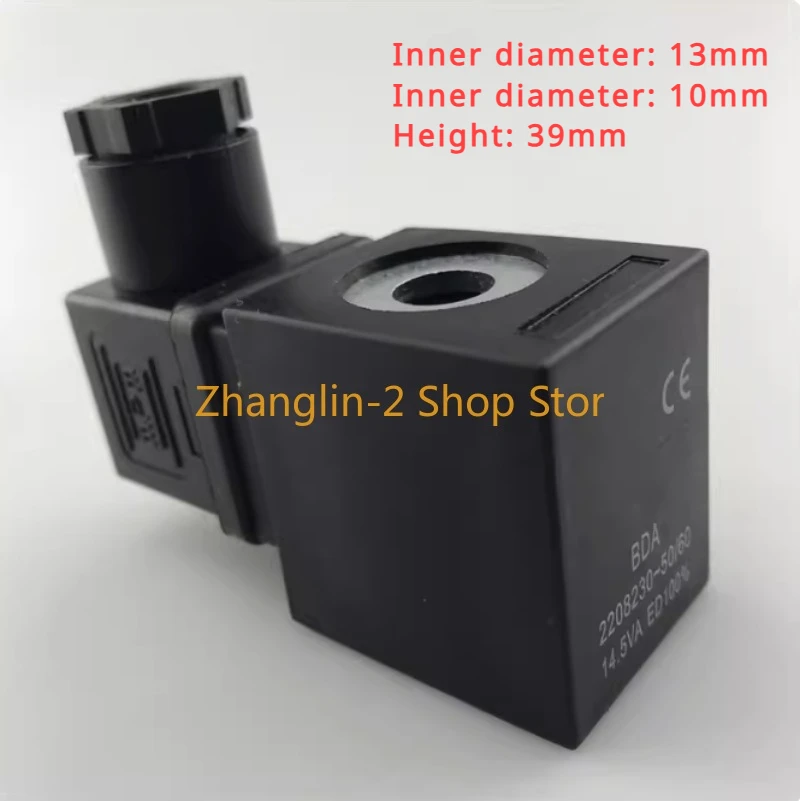 

Катушка электромагнитного клапана ODE BDA 220 В/230 В 14,5 ВА/8 Вт SA4251 Большое отверстие 13 мм Маленькое отверстие 10 мм Высота 39 мм 12 В 24 В 110 В