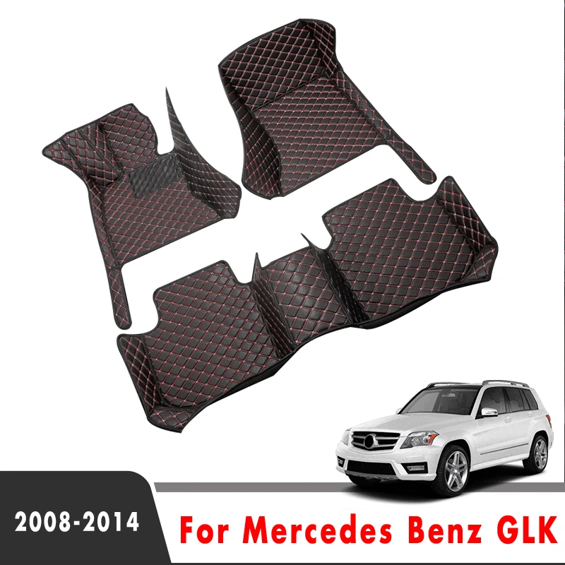 

Автомобильные коврики для Mercedes Benz GLK 2014 2013 2012 2011 2010 2009 2008 ковры Пользовательские Авто Стайлинг, аксессуары для интерьера чехлы