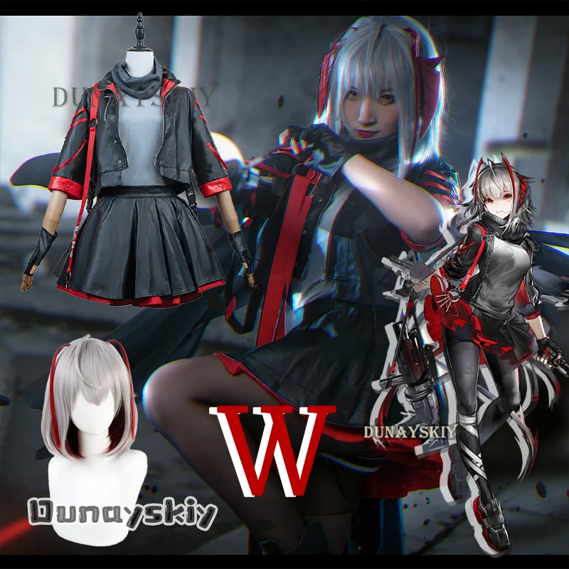 W Косплей Игра Arknights Костюм Женская Ролевой Вечеринка Хэллоуин