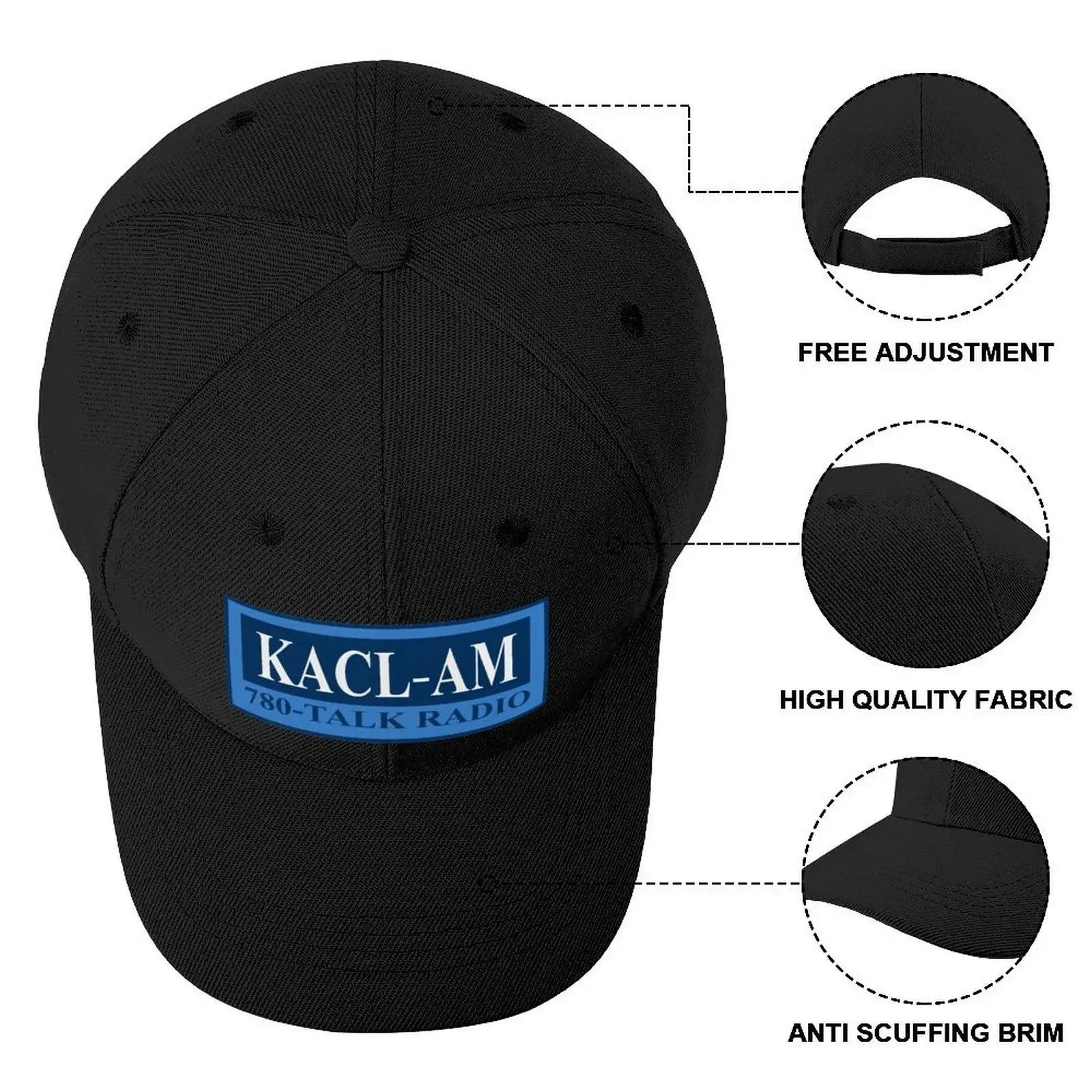 Бейсбольная кепка KACL-AM 780 Talk Radio Snapback забавная шляпа с изображением аниме