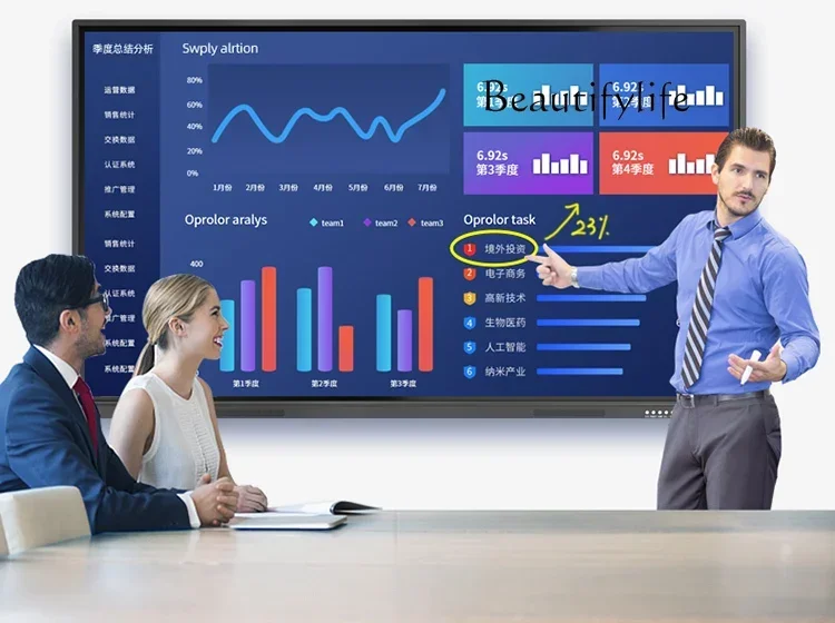 86 дюймовый преподавательный Универсальный мультимедийный Интеллектуальный