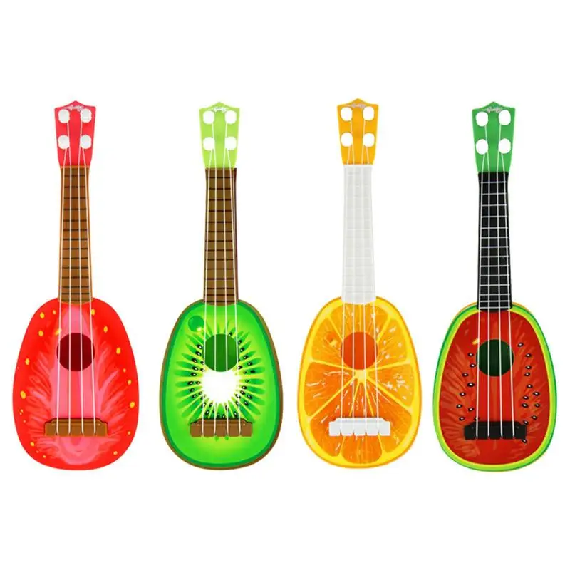 

Детское укулеле для начинающих, фруктовое укулеле, мини-гитара для раннего обучения, развивающая милая игрушка для мальчиков и девочек, 4 варианта фруктов