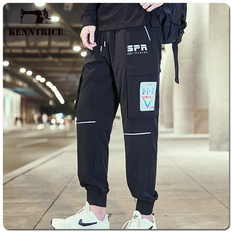 

Kenntrice 2022 Men's Gyms Pants Breathable Sweatpants Track Male Casual Jogging Fashion Designer Style Light Trousers For Man