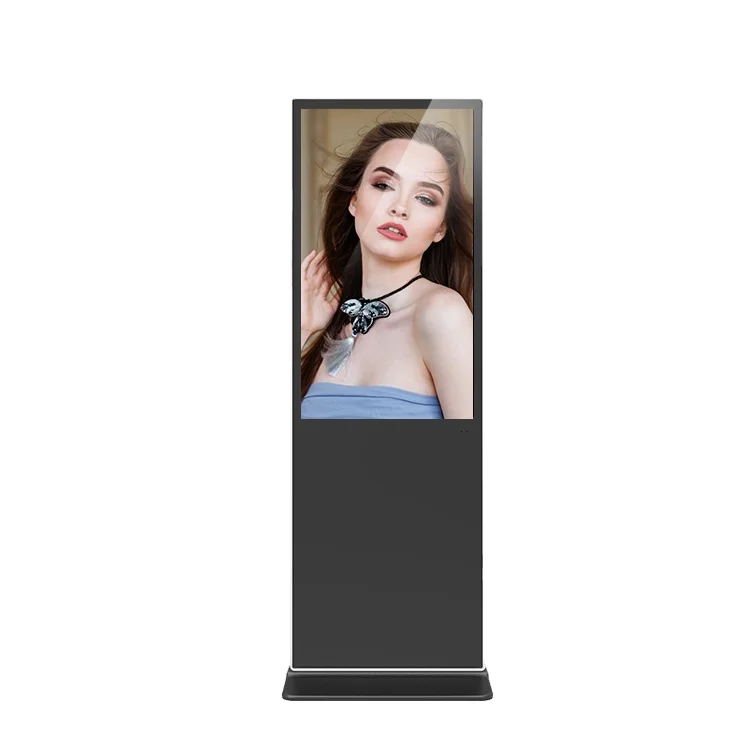 

55inch floor standing ultrathin advertising machine online touch screen lcd video advertising player
