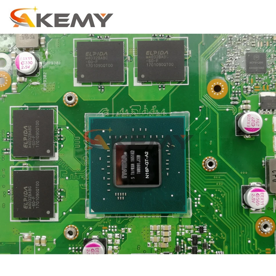 Материнская плата Akemy X550VX для ноутбука ASUS X550V FH5900V оригинальная материнская 4GB-RAM