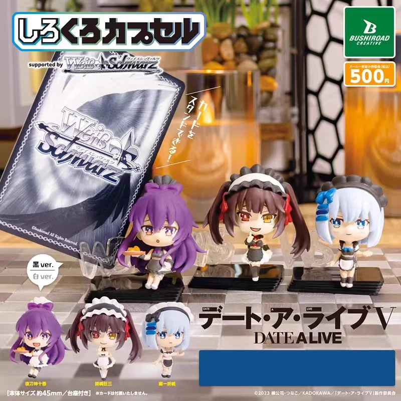 DATE A LIVE BUSHIROAD Официальное аниме Tokisaki Kurumi Nightmare Yatogami Tohka Tobiichi Origami Маленькая фигурка