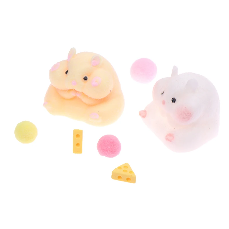 Супер мягкая милая игрушка-хомяк с имитацией хомяка мини-игрушки Kawaii игрушка для