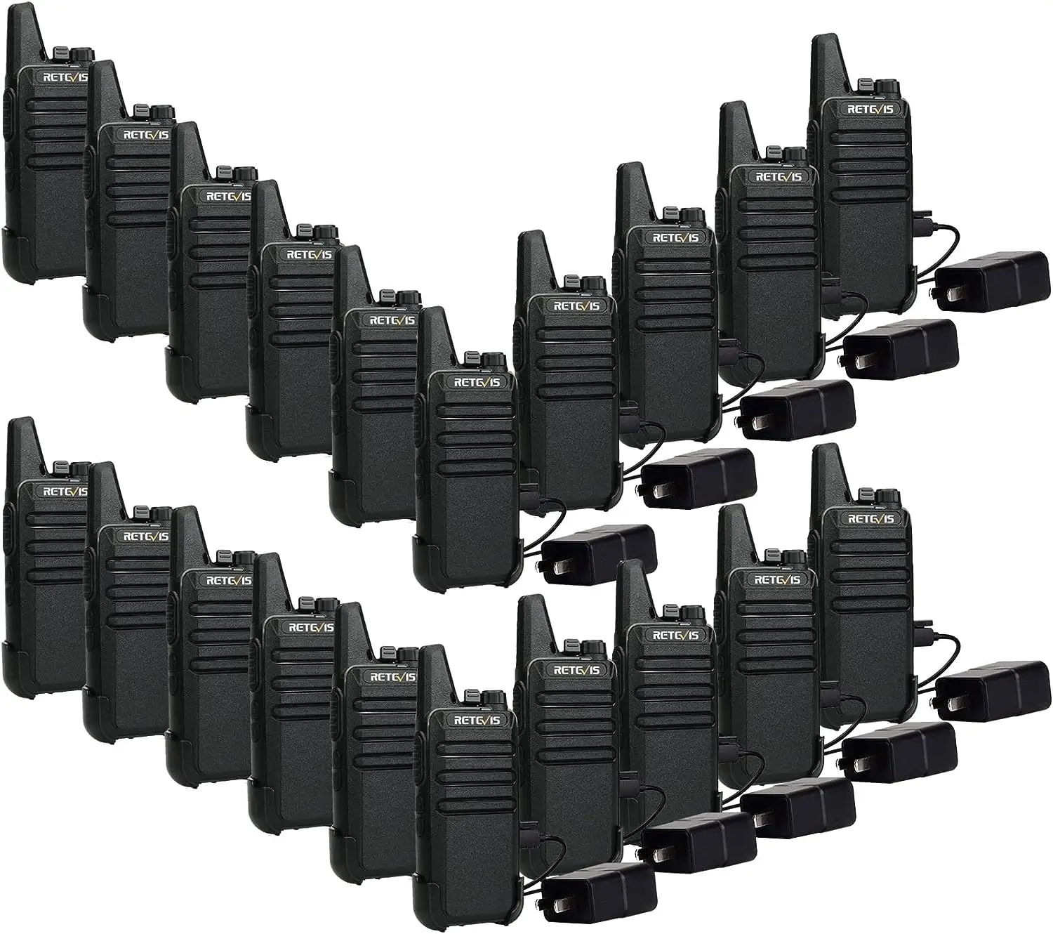 

Walkie Talkies Mini, Rechargeable Two Way Radio Long Range, 2 Way Radio Small, Portable VOX, for Business Commercial Work School