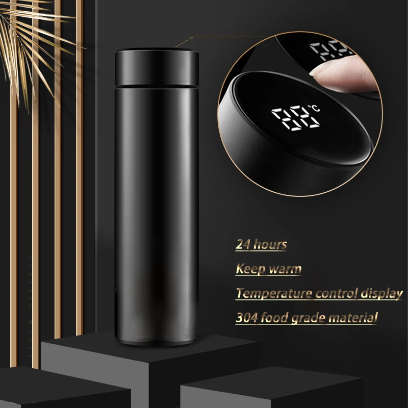 Интеллектуальный термос из нержавеющей стали с дисплеем температуры для Hyundai SOLARIS GDi SONATA Getz Veloster TUCSON ACCENT AZERA ELANTRA.