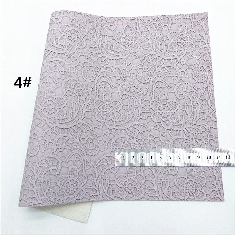 Светильник фиолетовые блестящие кожаные листы страусиные цветы тисненые из