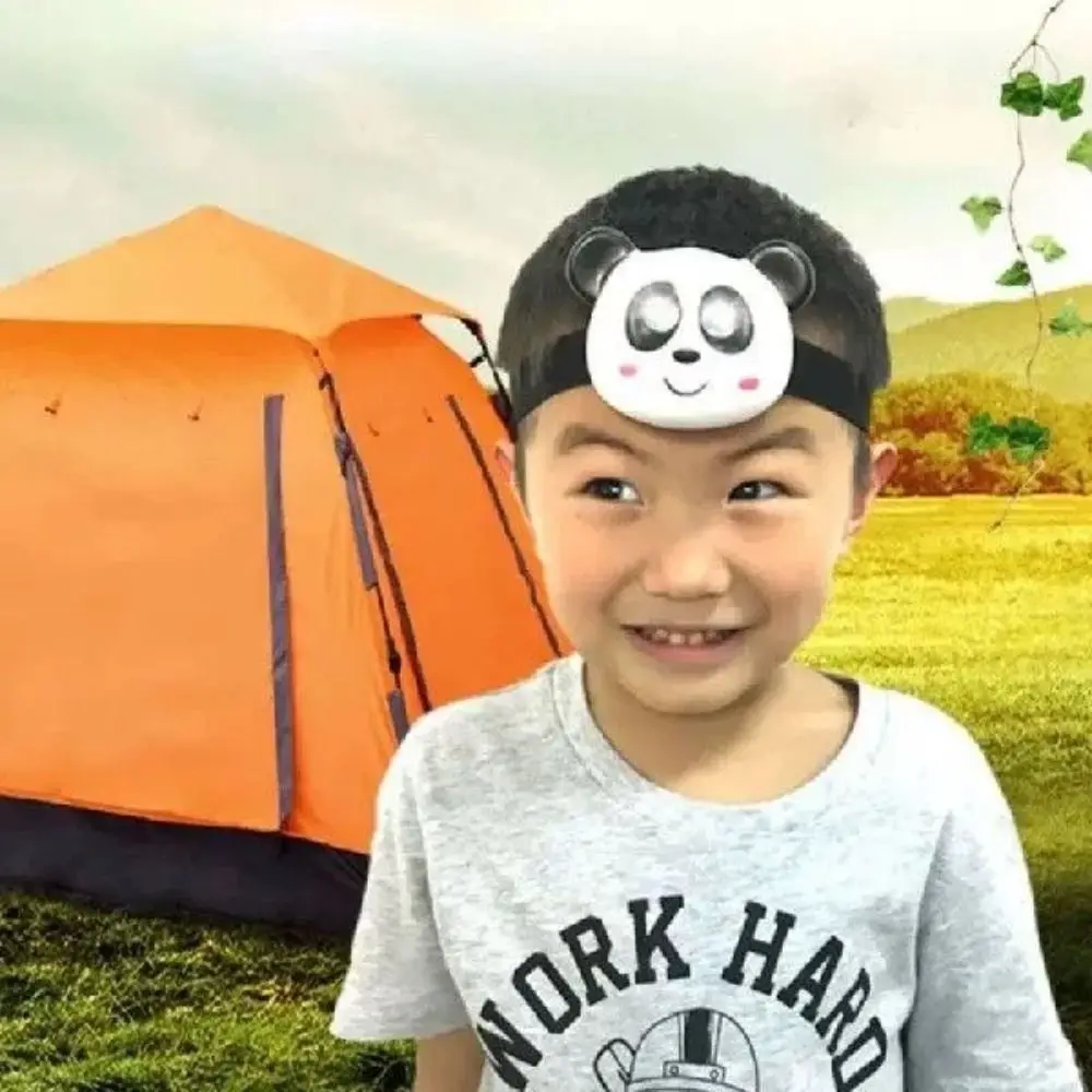 Портативный налобный фонарь с мультяшными животными игрушка самая яркая легкая