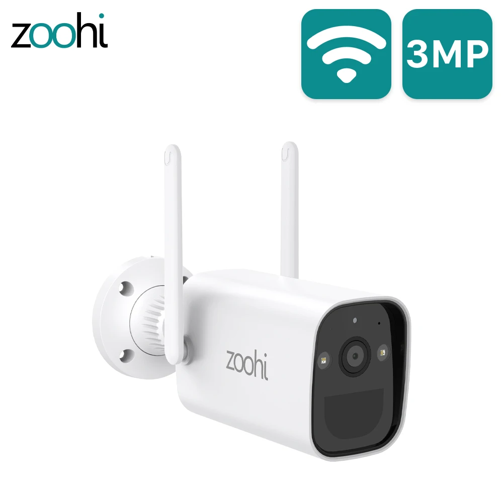 

IP-камера видеонаблюдения Zoohi 3 Мп с аккумулятором и поддержкой Wi-Fi