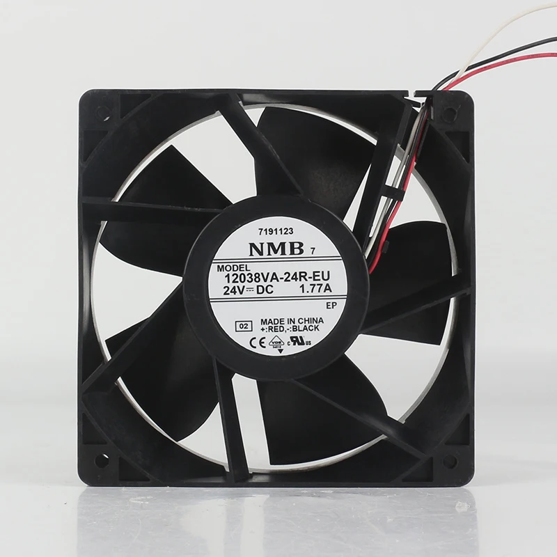 Новый NMB 12038VA-24R-EU/FL DC24V 1 77A 12 см преобразователь частоты большой объем воздуха