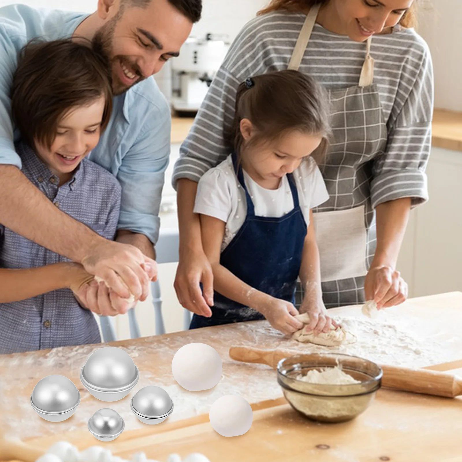 4 пары форм для ванны соляной шарик формы торта в форме сердца полукруглые мыло