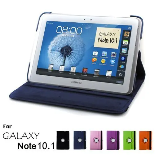 

Magnet for Samsung Galaxy Note 10.1 2012 GT-N8000 N8000 N8010 N8020 Tablet Case 360 Rotating Bracket Flip Stand PU Leather Cover