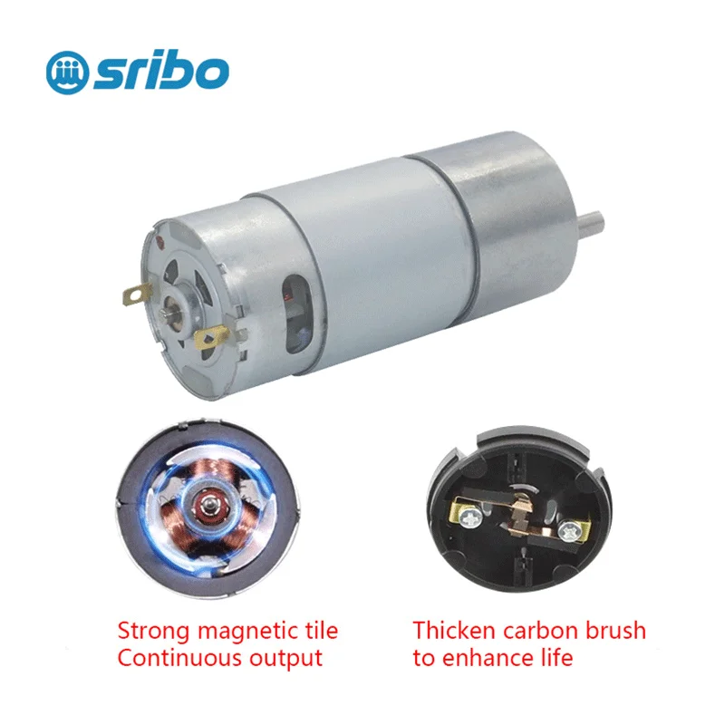 Миниатюрный редукционный двигатель постоянного тока 12 В 24 знаменитый стиль
