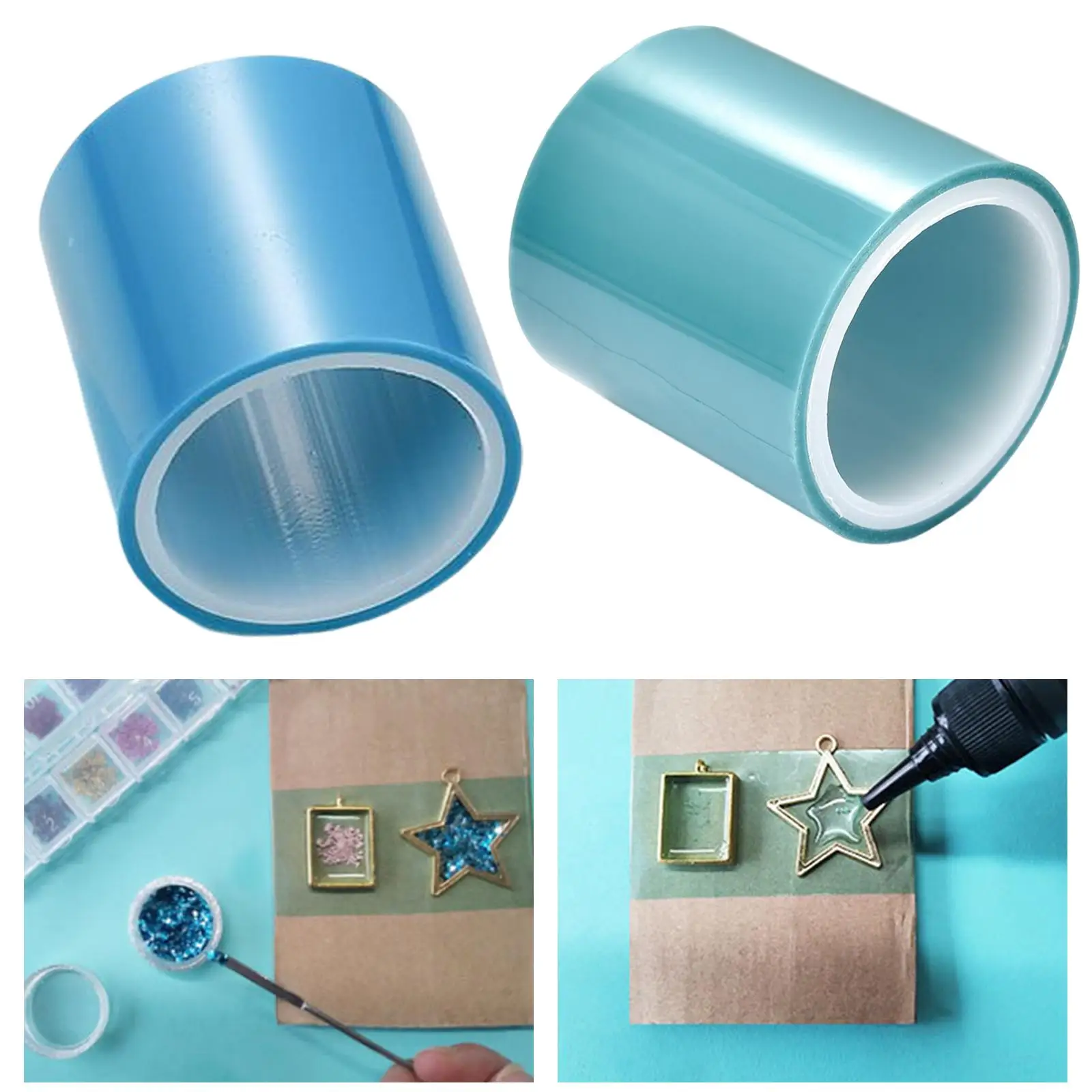 Sticky Paper Tape Traceless Tape for Resin Craft Charm Pendant Making Metal Craft images - 6