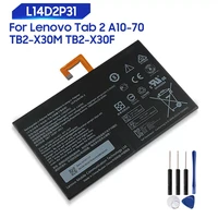 original replacement battery for lenovo tab 2 a10 70 lca10 70f tb2 x30m tb2 x30f l14d2p31 genuine tablet battery 7000mah