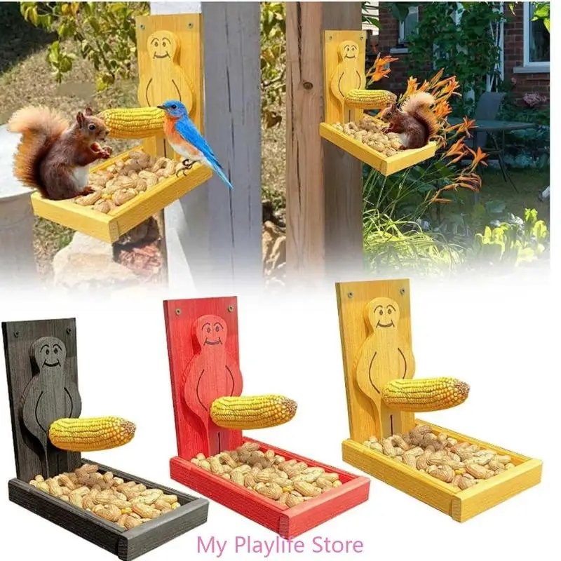 

Squirrels Food Feeder Seed Tray for Lovebirds Finches Squirrels Hamsters Poultry Feeder Seed Feeding Containers