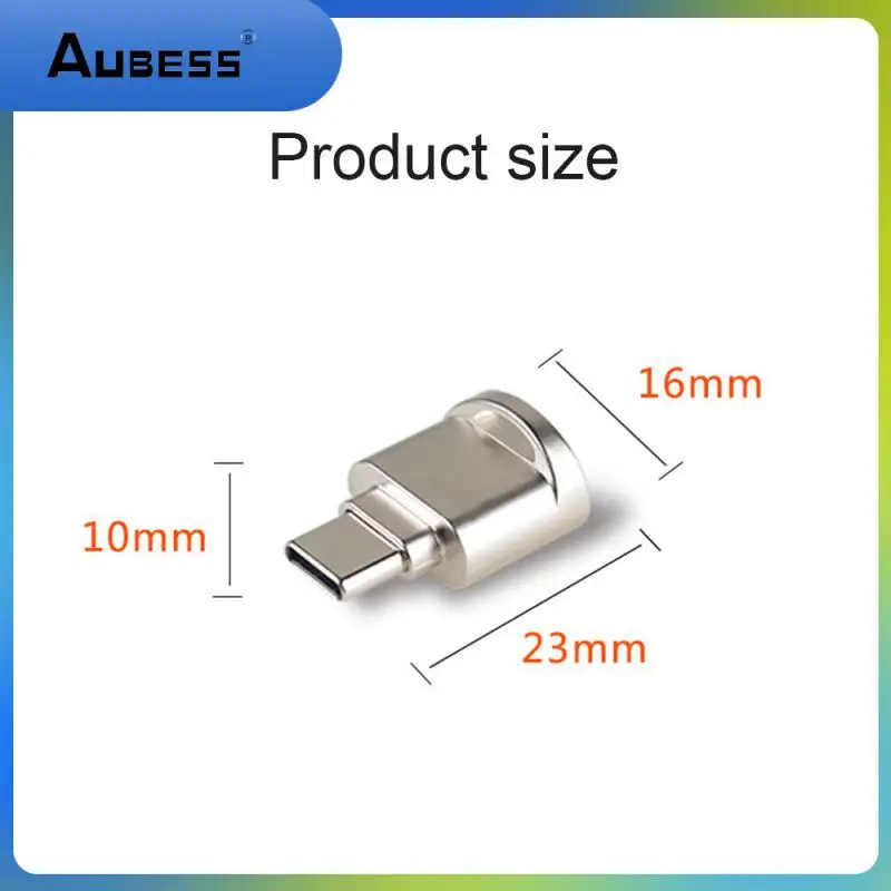 

Aluminum Portable Card Reader Usb 3.1 Usb Adapter Mini Memory Card Reader For Samsung Macbook Huawei Letv Usb-c Otg Adapter