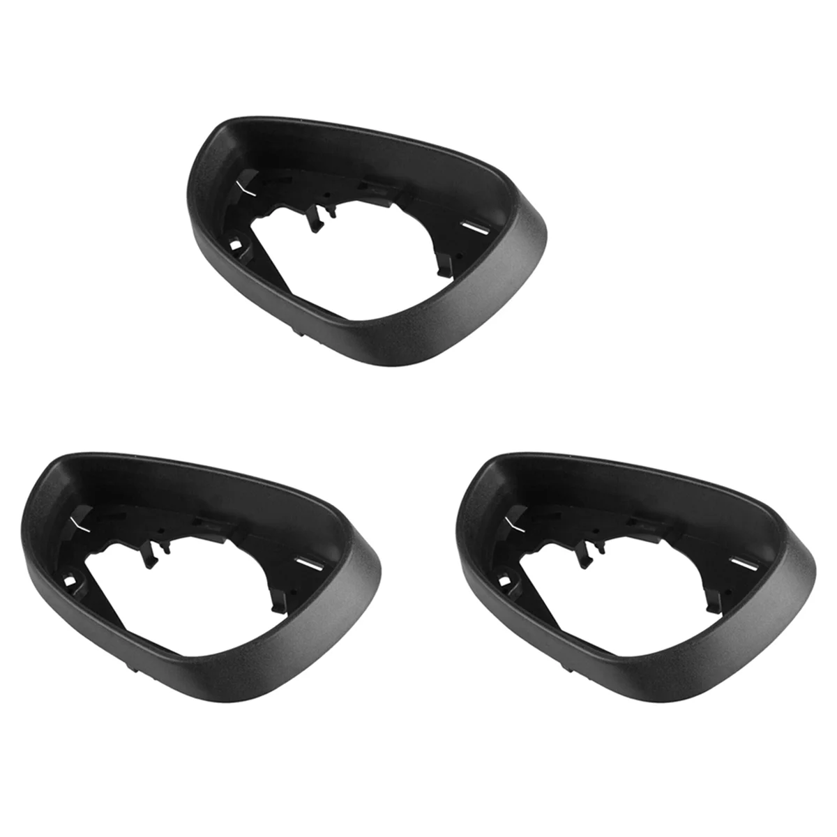 

3X Car Left Side Door Wind Rearview Mirror Cover Frame for Ford Fiesta MK7 2009-2017