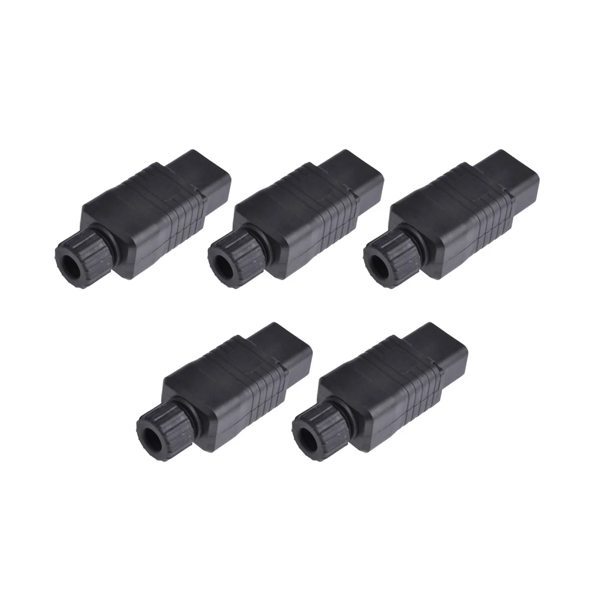 

5X IEC 320 C19 Female AC Socket, EN 60320 C19 16A 250V 20A/125V AC Power Connector,IEC C19 Rewirable DIY Socket